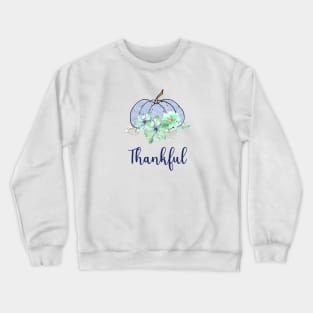 Thankful lavender pumpkin Crewneck Sweatshirt